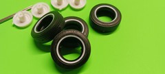 1976 Chevy Caprice 1/25 Hub Cap Rim Wheel Goodyear Polyglass Whitewal Tire