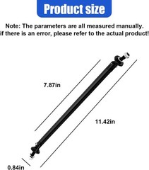 2PCS 8″-11″ Adjustable Splitter Strut Rods, Automotive Front Bumper Lip Support