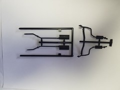 67 Chevy Impala EXHAUST from AMT 1:25 Model Kit Supernatural 1967 Chevrolet