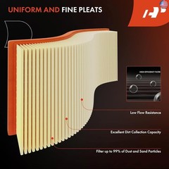A-Premium Engine Air Filter Compatible with Audi A3, A3 Quattro, Q3, S3, TT