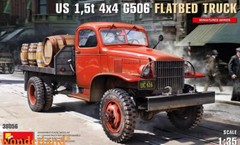 MINIART 38056 1/35 SCALE US 1,5t 4×4 G506 Flatbed Truck Model Kit