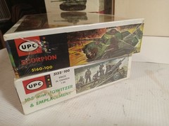 UPC Scorpion Swiss Armored Assault Car and 105 Howitzer sealed lot 2