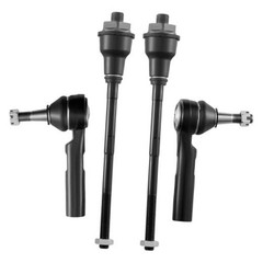 4Pcs Front Inner & Outer Tie Rod Ends Kit for Chevy 99-06 4pc-ES3488 ES3493