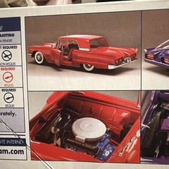 Monogram 1958 Ford🦅 Thunderbird⚡️ Convertible🏁 2 N 1 Sealed Parts