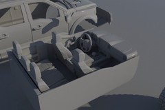 ABS-LIKE RESIN 3D PRINTED 1/25 2022 FORD RAPTOR CREW CAB KIT. PLEASE READ!