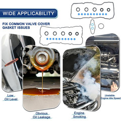 VS50879R 3.5L Valve Cover Gasket Compatible with 2013 2014 Ford F150 F-150, 2015