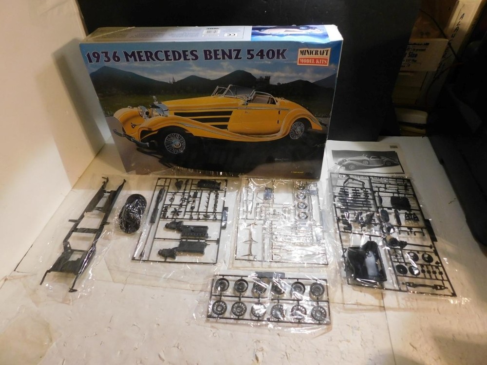 Minicraft 1:16 #11219 1936 Mercedes Benz 540K OBN
