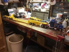 1/24-1/25 Scale Truck Trailer Model Accessories Lowboy Trailer D Rings