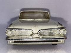AMT Promo 1959 Pontiac Bonneville HT 1/25 White/Gold Knudsen Award FN-VF+