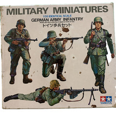 Tamiya 1:35 GERMAN ARMY INFANTRY, Plastic Kit #MM102 With Paperwork Japan