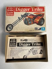 Vintage MPC Digger Trike Model Kit