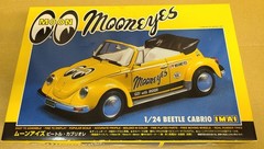 IMAI 1/24 Mooneyes Beetle Cabrio Moon Eyes Cabriolet Plastic Model Kit