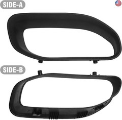 Anxingo Front Bumper Tow Hook Bezel Kit Replacement for Ram 1500 DT Body Style