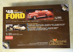 The Memorial Collections By Union 1948 Ford Convertible 1/25 Scale Unassembled
