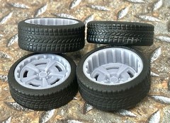 Resin 21/20 Inch: “Centerline 631” Model car Wheels/Tires 1/24 1/25 scale