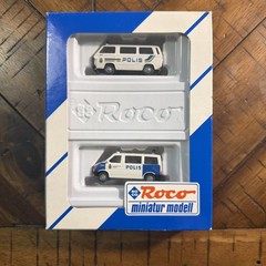 NEW Roco Minitanks Police VW Type 2 Van Set T3 T4 Polis 2520