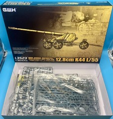 Great Wall Hobby 1/35 GWH L3523 WWII Rheinmetall 12.8cm K44 L/55 Anti-Tank Gun