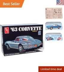 1963 Chevy Corvette 1:25 Scale Model Kit – 3-in-1 Customization for Collectors