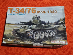 DRAGON T-34/76 Mod. 1940 TANK MODEL KIT #6092 from 2003-Complete(?) READ