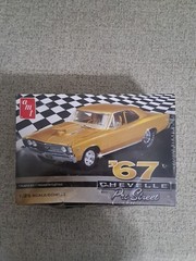 AMT 1967 67 Chevy Chevelle Pro Street 1/25 Model Kit New Sealed 2021 See Photos