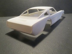 66′ Mustang Longnose AWB 1/25 Resin Body from Fremont Racing Specialties