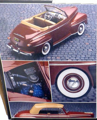 REVELL 1/25 1948 FORD CONVERTIBLE FACTORY BUILT UP BOX ART STUDIO DISPLAY MODEL