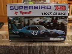 1/25 Scale Vintage Johan Superbird Plymouth Stock or Race Model GC-1470 Open…