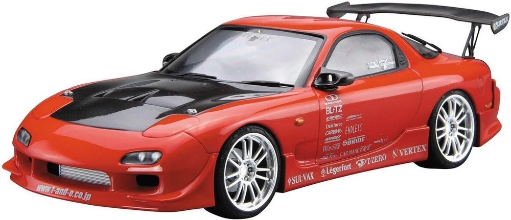 AOSHIMA 1/24 THE TUNED CAR SERIES No.9 VERTEX FD3S RX-7 ’99 (MAZDA) MODEL KIT
