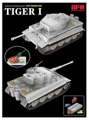 RYEFIELD MODEL RM-5080 1/35 Sd.Kfz.181 Tiger I Late Production w/ Full Interior