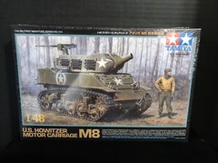 TAMIYA 32604 U.S.HOWITZER MOTOR CARRIAGE MODEL KIT-NIB-1/48 SCALE