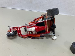 VINTAGE ORIGINAL AMT 1/25 SCALE 1960’S GEORGE BARRIS RICKSHAW JUNKYARD KIT