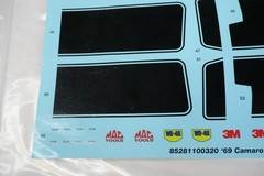 Revell 69 Camaro Z-28 Foose Edition 1:12 Model Kit Parts Decals Only *damaged*