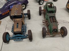 Model Junkyard/parts Plastic, Custom Race Car Lot Of 6,vintage dirt/drag Cars