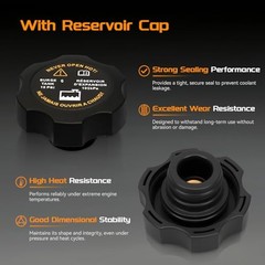 Engine Coolant Overflow Recovery Reservoir Tank with Sensor & Cap CTR8020-FBA
