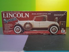 MPG LINCOLN 1927 ROADSTER *2 PARTIALLY ASSEMBLED CARS*