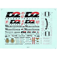 Easy Decal 63477 DTM Racing Mercedes AMG Warsteiner D2 Mobil 1 Model Decals 1/24