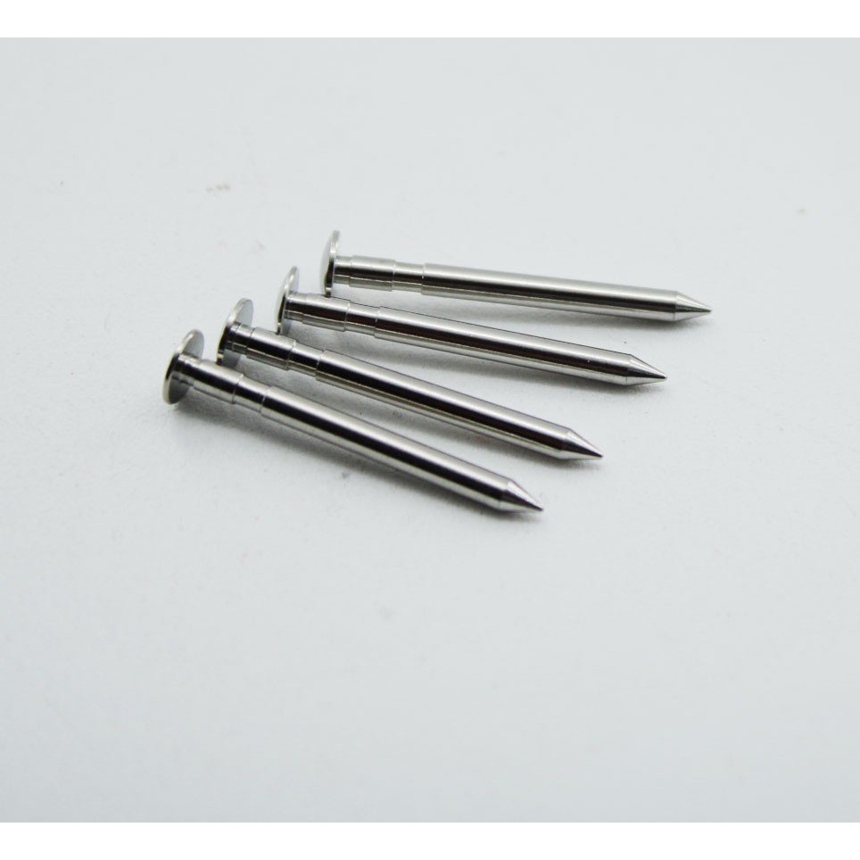 Anchovys Derby Car Polished Speed Axles 4 Pcs Set Metal Racing Hardware