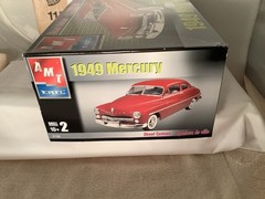 AMT ERTL #31762 1:25 Scale ‘49 Mercury Open Box Parts Are In Plastic Bags sealed