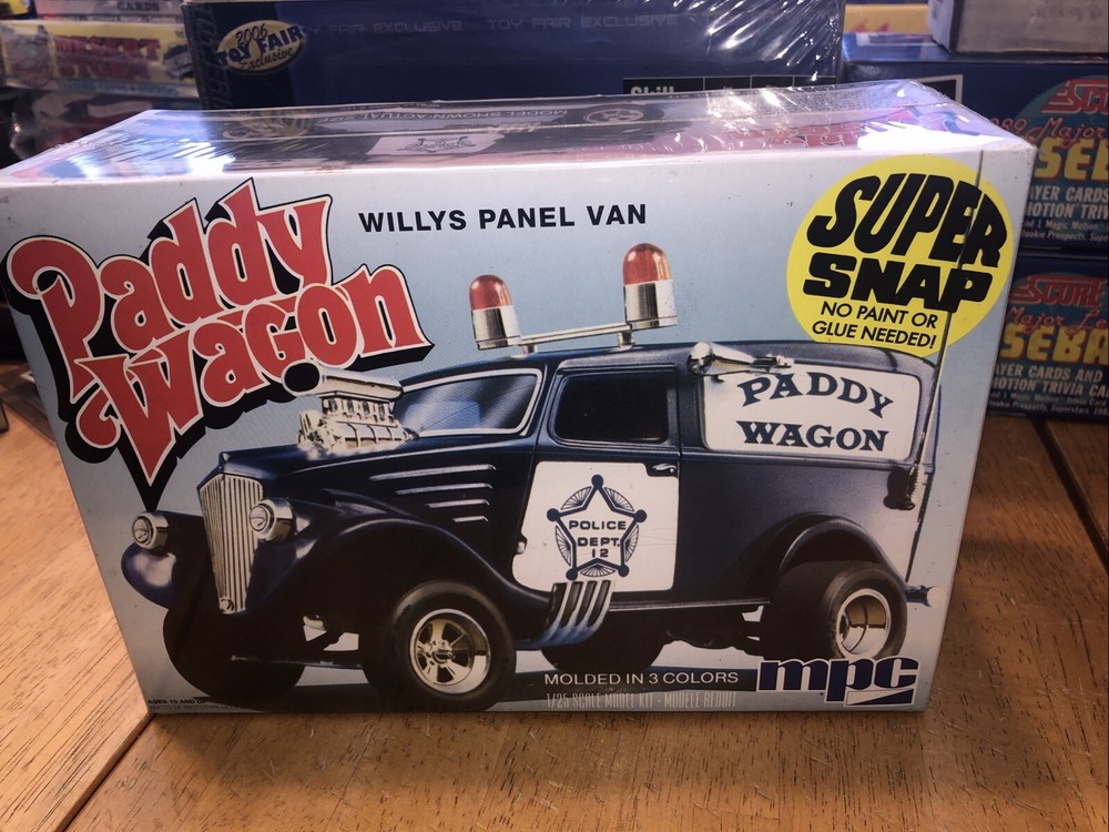 MPC Paddy Wagon Police Willys Panel Van 1/25 Factory Sealed Super Snap