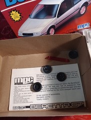 M20B Sealed parts open box 1988 Chevy Beretta GT MPC 1/25 2 in 1 model kit 6261