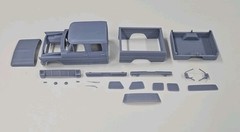 ABS-LIKE RESIN 3D PRINTED 1/25 1969 FORD F-250 CREW CAB BODY WITH SEPARATE HOOD