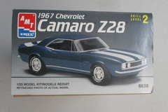 AMT ERTL 1967 CHEVY CHEVROLET CAMARO Z28 1/25 SCALE MODEL CAR KIT 6638 1995