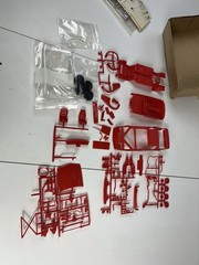 Camaro Z28 MPC 1:25 Model Kit # 1-0814 Parts Pieces Red Vintage Open Box