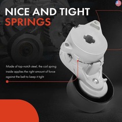 A-Premium Belt Tensioner Assembly with Pulley Compatible with Acura TL