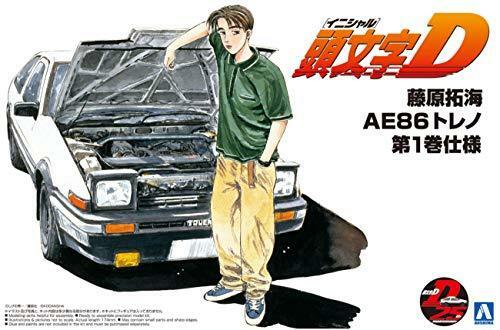 Aoshima 1/24 Initial D Kit Takumi AE86 Trueno Vol.1 Specifications Japan 5327