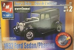 1/25 Scale AMT 1932 Ford Sedan/Phaeton Model Kit New Unbuilt Opened Box