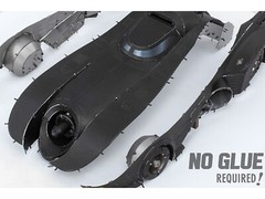 1989 BATMOBILE “BATMAN” (1989) MOVIE STEEL MODEL KIT BY METAL EARTH PS2014
