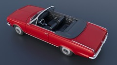 ABS-LIKE RESIN 3D PRINTED 1/25 1965 PLYMOUTH VALIANT CONVERTIBLE FULL KIT