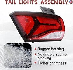 Tail lights Assembly Left Outer Compatible with 2022 2023 2024 Chevy Equinox OE