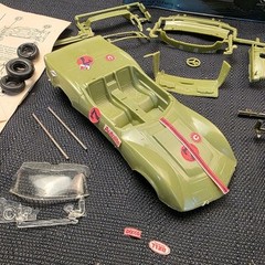 Palmer 1973 VETTE / Corvette 454 Convertible Model Kit 7311-100 Incomplete!!